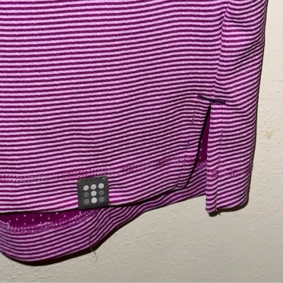 Title Nine Layli Purple Striped & Polka Dot Athletic Dress Size Extra Small - Picture 5 of 10